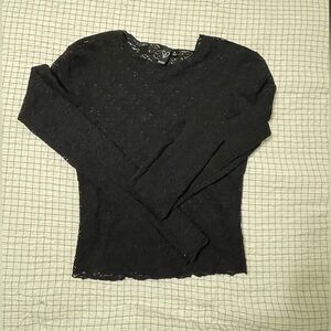 Black Lace Long Sleeve